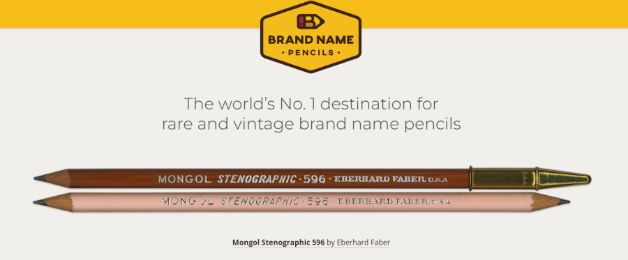 brandnamepencils：全球稀有复古与现代铅笔的收藏与售卖平台，款式丰富，全球收录