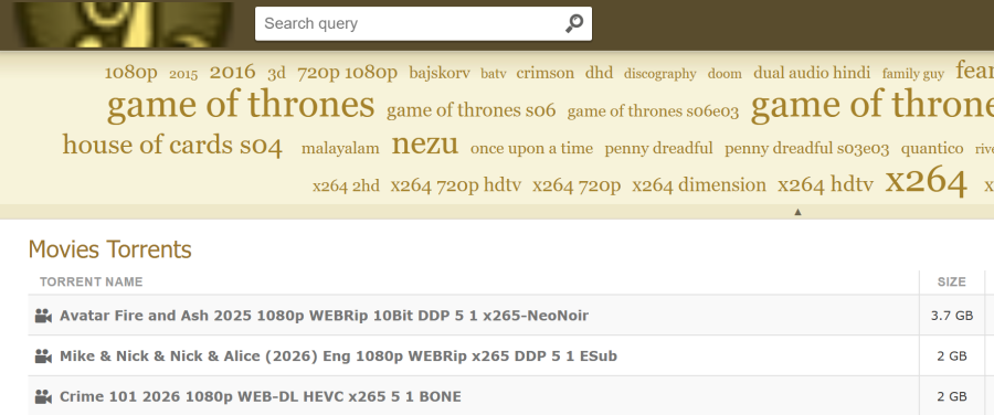 KickassTorrents：免费下载种子文件资源的网站，涵盖电影、电视剧、音乐等多元内容