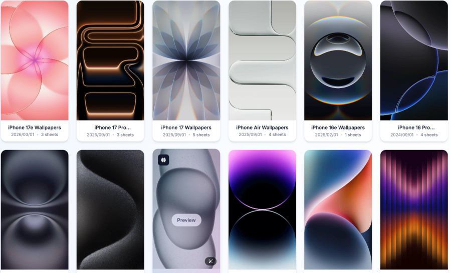AppleWalls：免费下载iPhone、iPad和Mac高清壁纸，无水印，体验纯正Apple风格网站