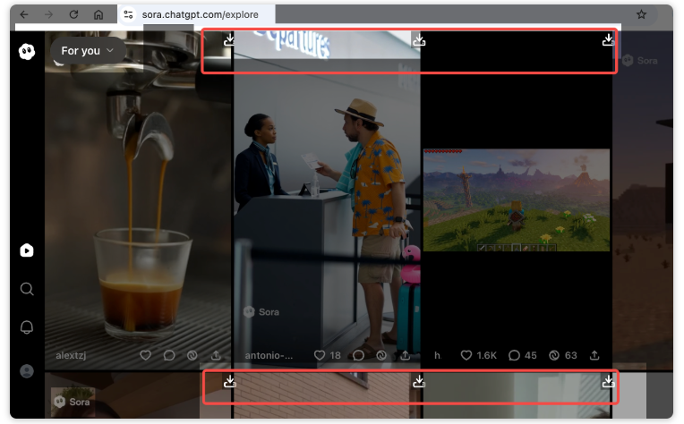 Sora Video Downloader：Chrome插件，一键下载OpenAI视频，轻松保存欣赏AI作品